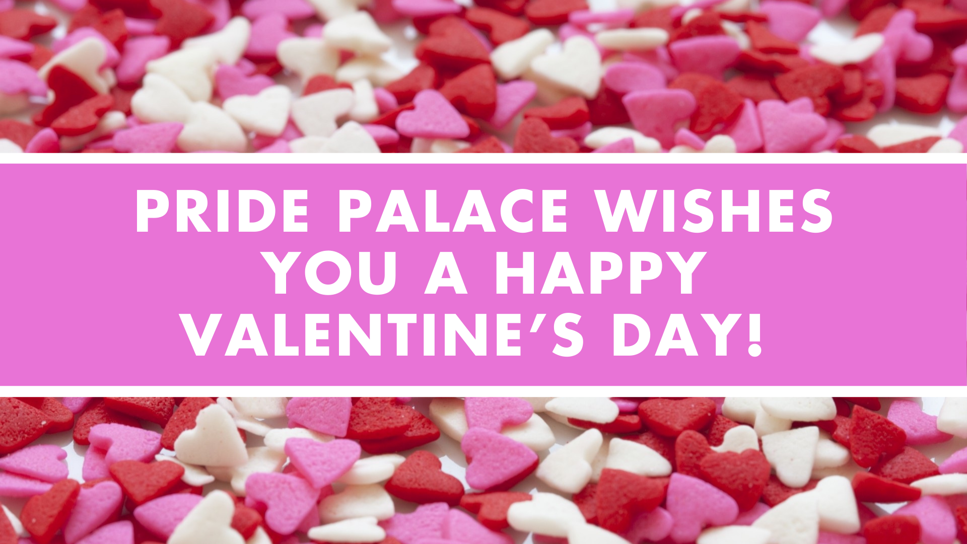 Happy Valentine's Day from Pride Palace!