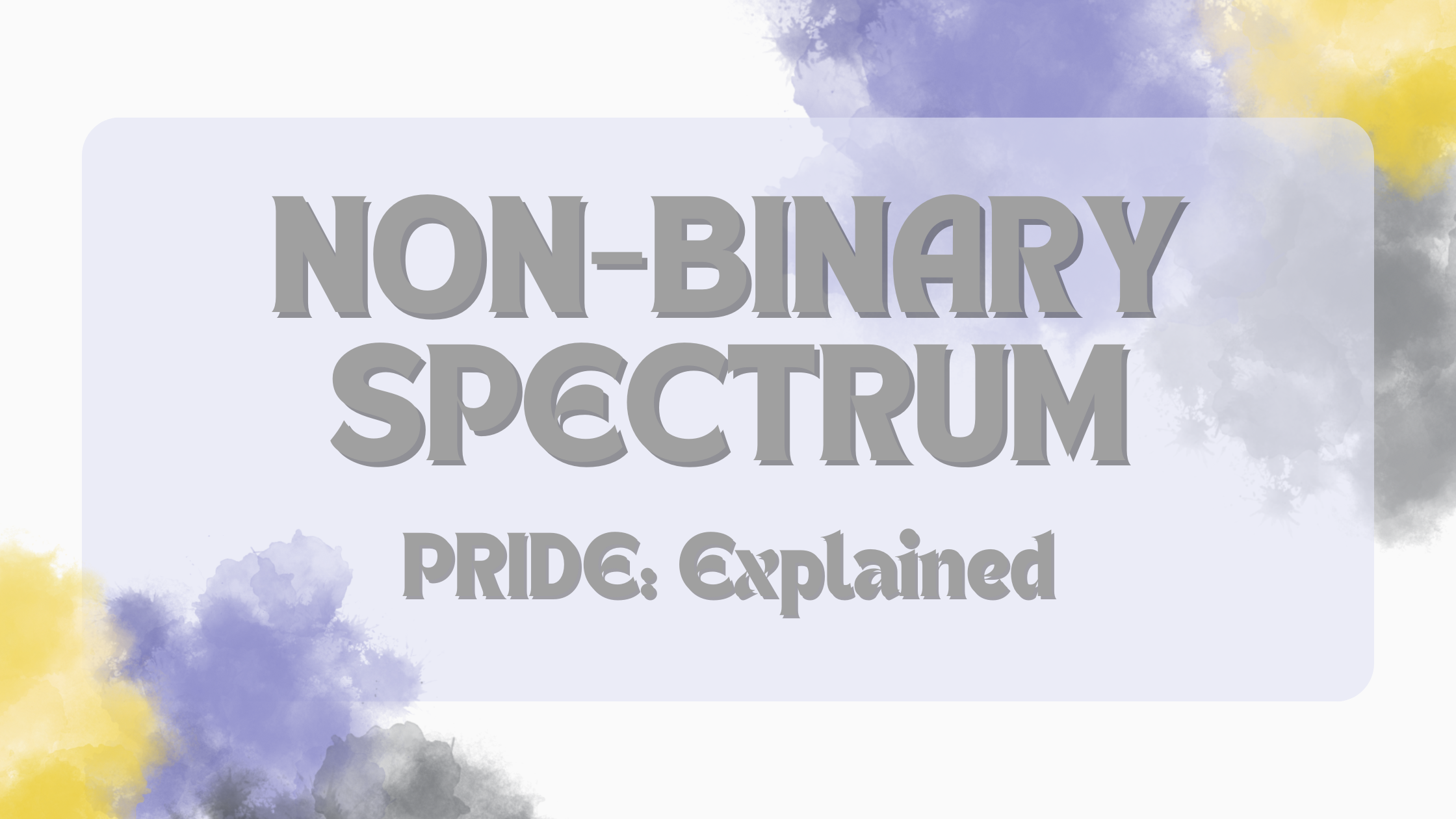 Non-Binary Spectrum: Explained